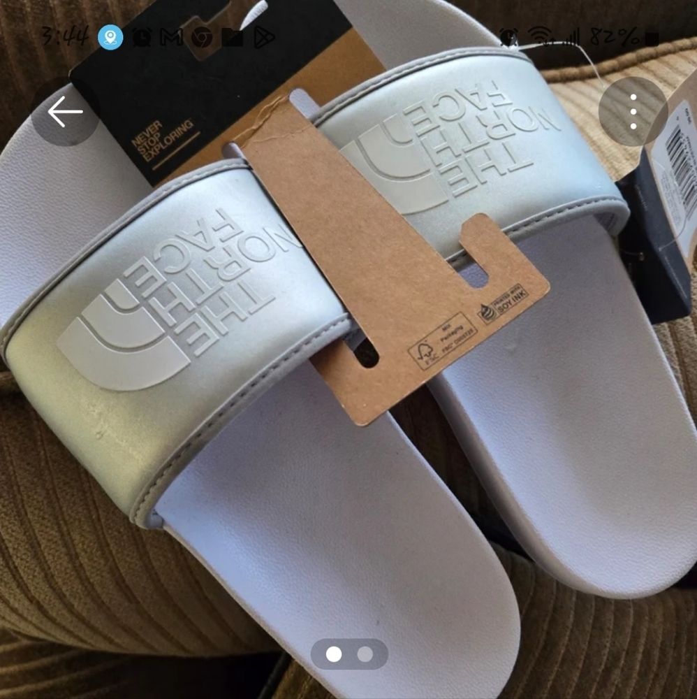 North Face slides